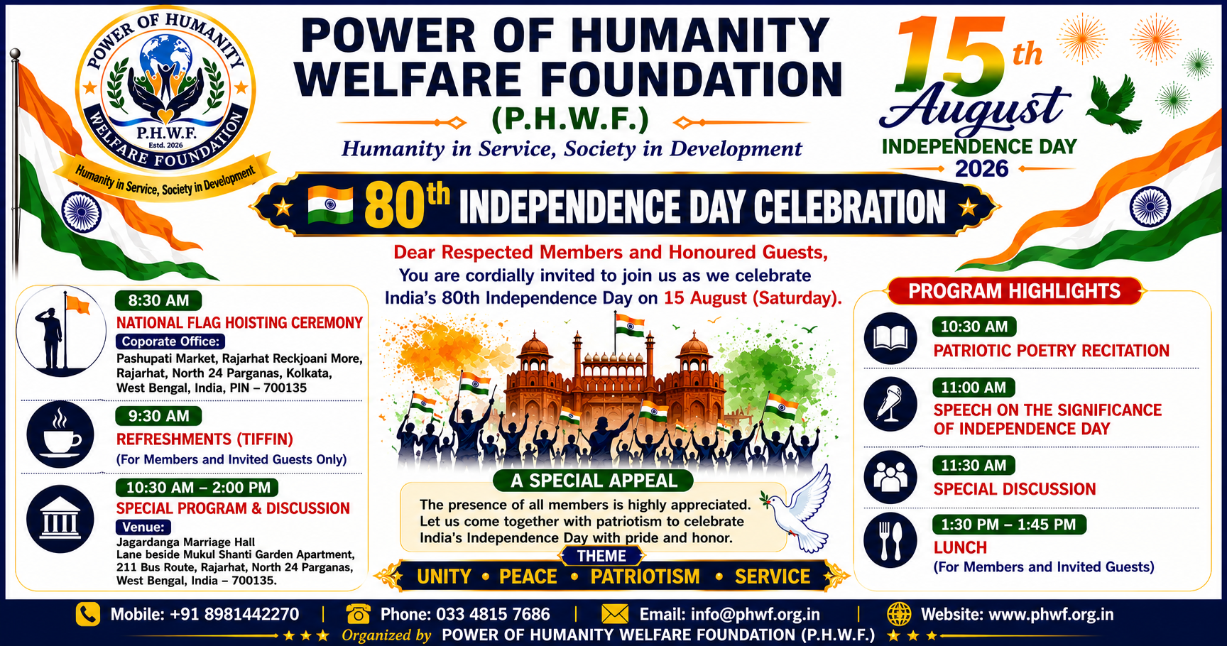 80th Independence Day Celebration